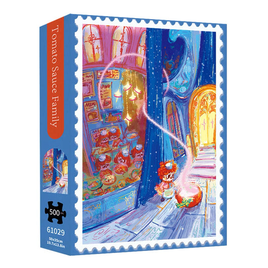 Tomato Sauce Family 500 Piece Puzzle