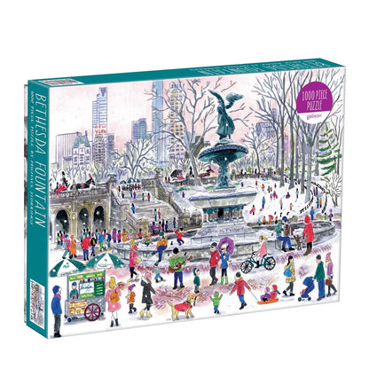 Michael Storrings Bethesda Fountain 1000 Piece Jigsaw Puzzle