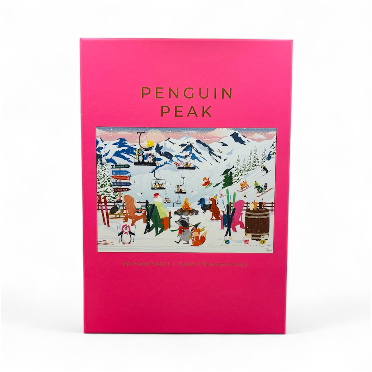 Penguin Peak 500 Piece Puzzle