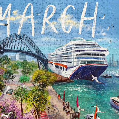 Atlantic Flowers 1000 Piece Jigsaw Puzzle