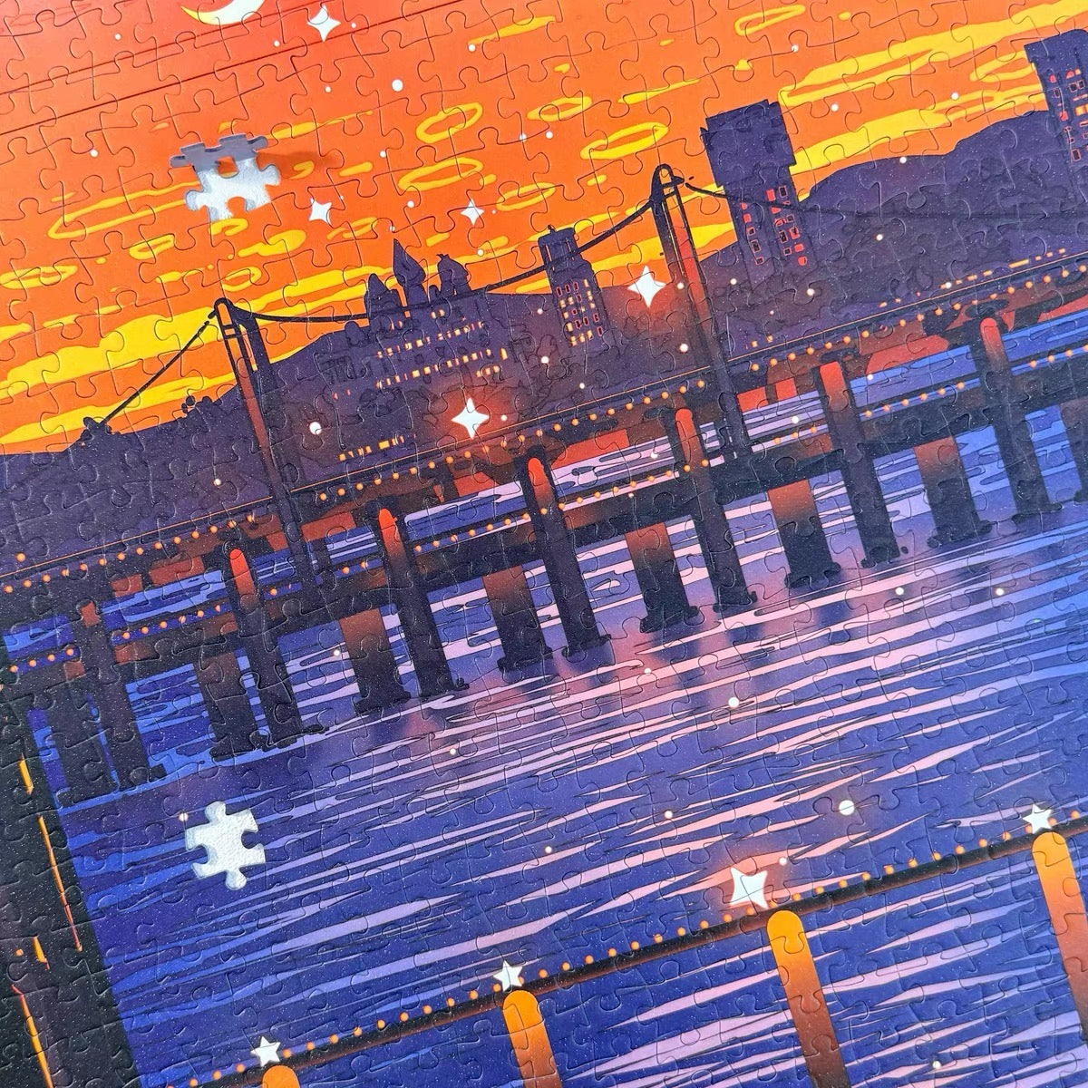 The Window Frames the Dusk 1000 Piece Jigsaw Puzzle Tutu Dingdang