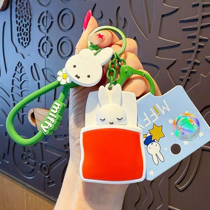 Kawaii Miffy Good Night Party Keychain