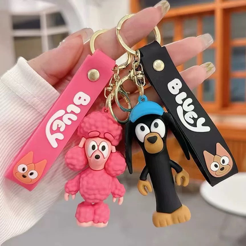 Bluey Family Doll Creative Keychain