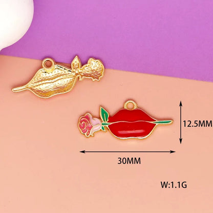 Charmantes breloques en alliage sur le thème de l'amour pour la fabrication de bijoux