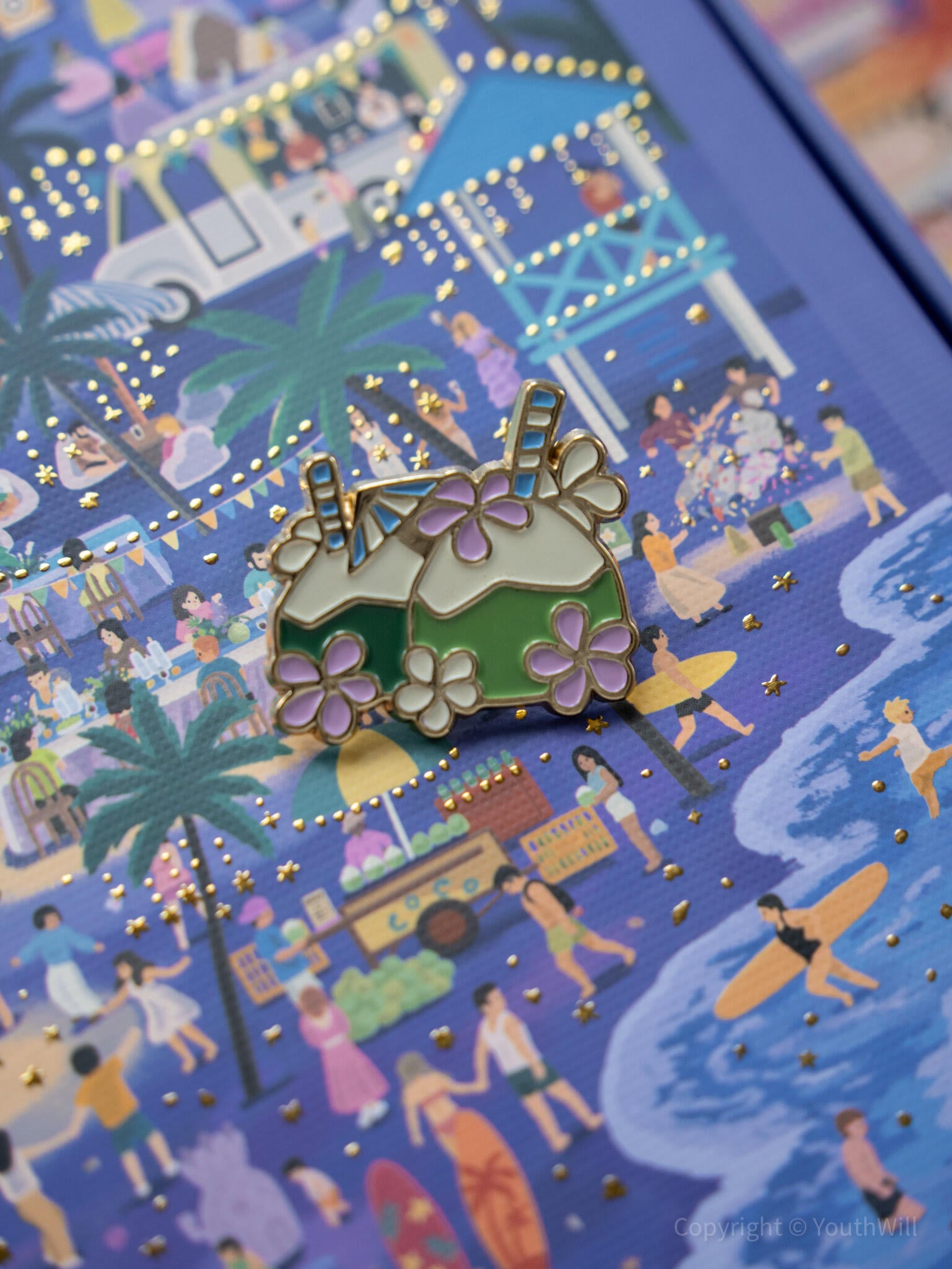 YouthWill Summer Nights Foil Jigsaw Puzzle 500 Pieces YouthWill