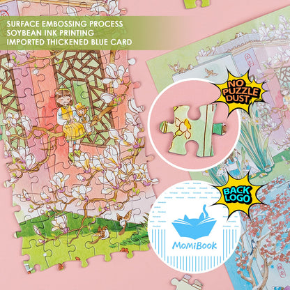 Momibook Floral Seasons 1000 Piece Jigsaw Puzzle