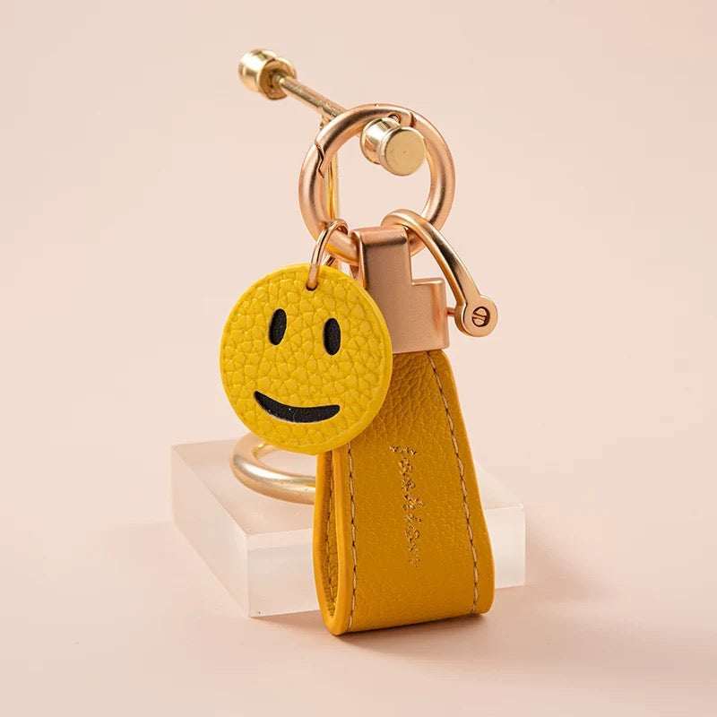 Porte-clés en cuir de style simplifié
