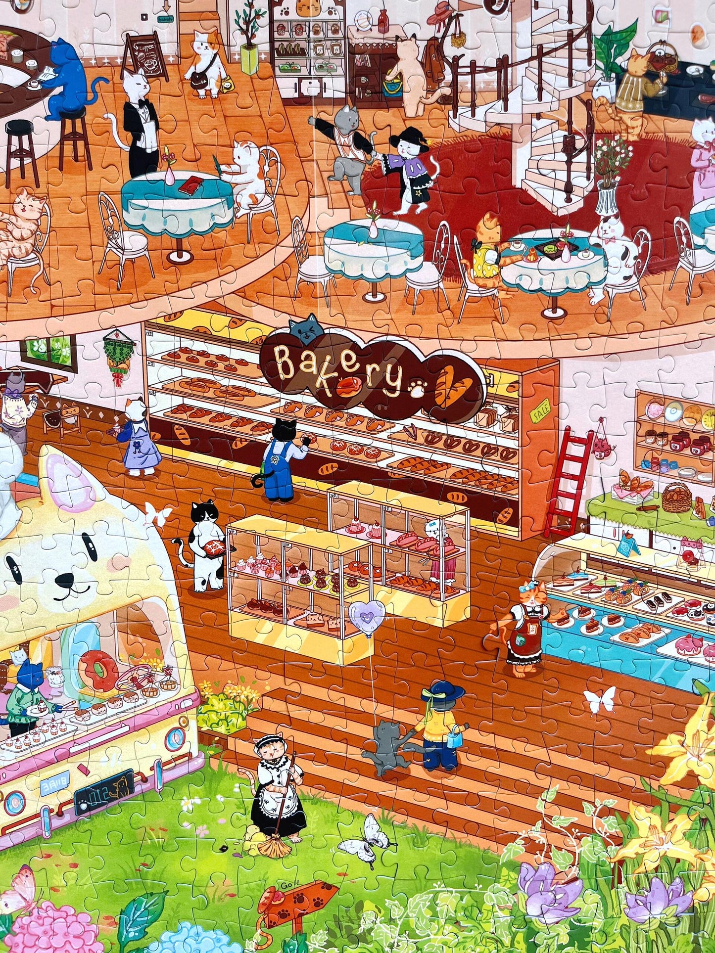 Meow Cafe 1000 Piece Puzzle
