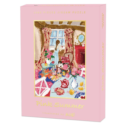 Pink Summer 1000 Piece Jigsaw Puzzle