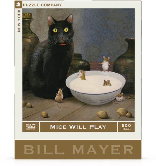 Mice Will Play 500 Piece Jigsaw Puzzle