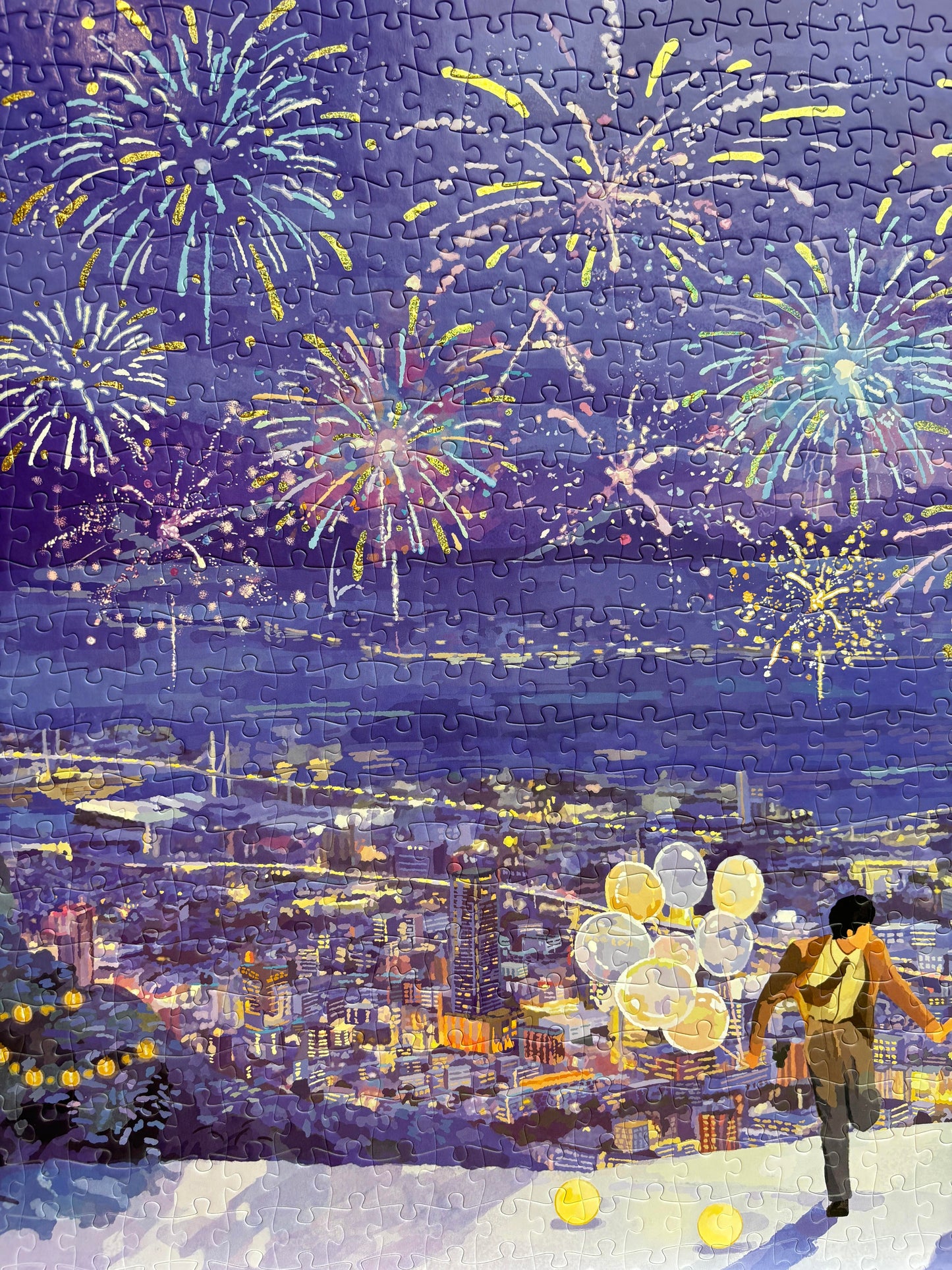 Love Beneath the Starlit Sky 1000 Piece Jigsaw Puzzle Momibook