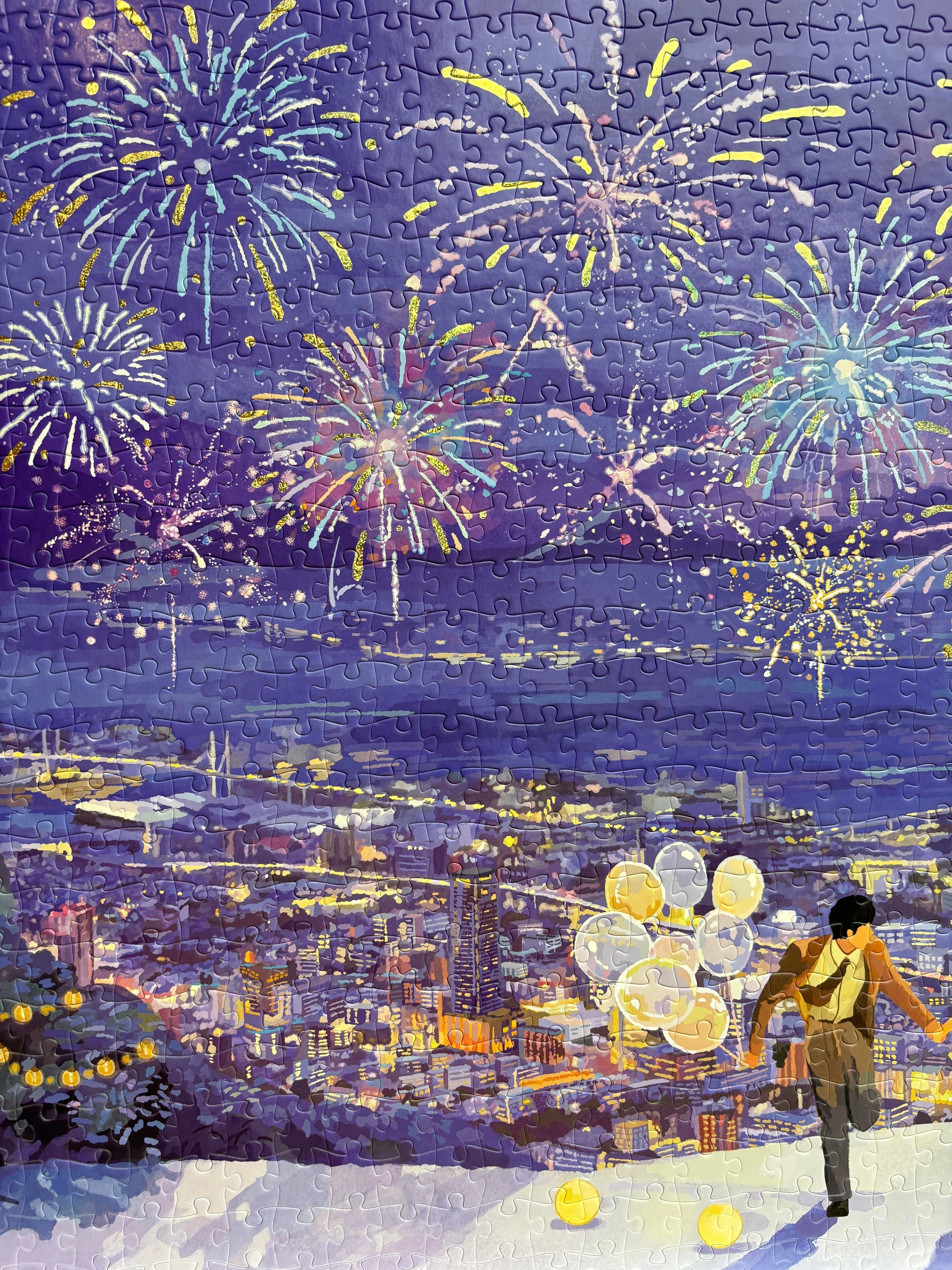 Love Beneath the Starlit Sky 1000 Piece Jigsaw Puzzle Momibook