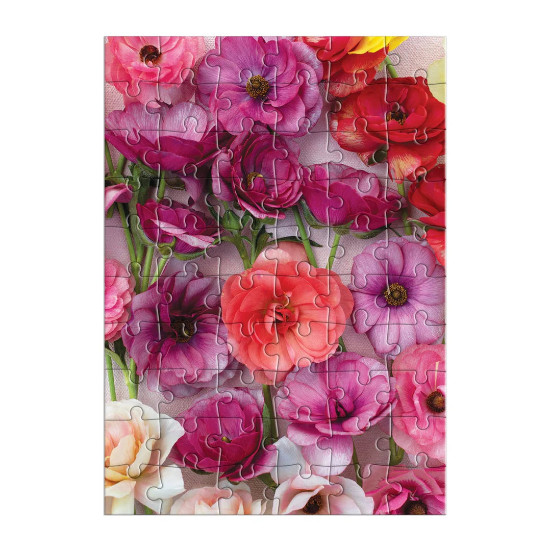 Ranunculus Greeting Card Puzzle Galison