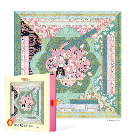 Let's Play Mahjong 1000 Piece Puzzle WerkShoppe