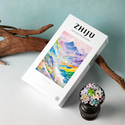 Hiking and Visiting Friends 1000 Piece Jigsaw Puzzle ZHIJU