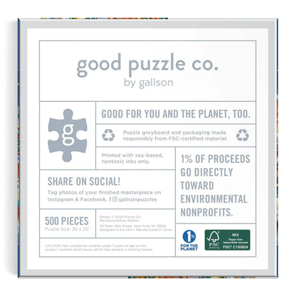 Good Puzzle Co. Little Town Lights 500pc Puzzle