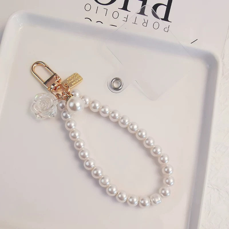 Lanière de téléphone Elegance Pearl