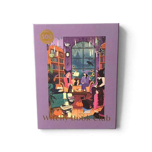 Hobbry Witchy Book Club 500 Piece Jigsaw Puzzle Hobbry