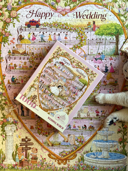 Ofak Puzzle Wedding March 1000 Piece Jigsaw Puzzle Ofak Puzzle