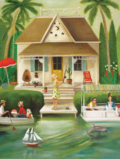 Splendid Summer Home 500 Piece Jigsaw Puzzle New York Puzzle Company