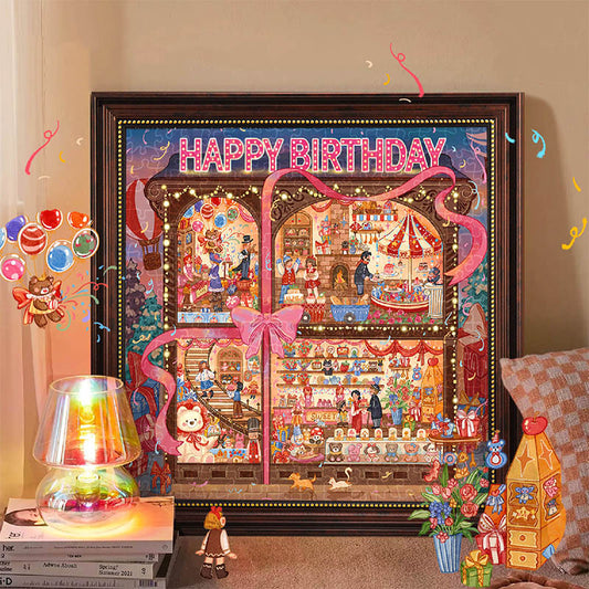 Magical Birthday Hut 500 Piece Jigsaw Puzzle