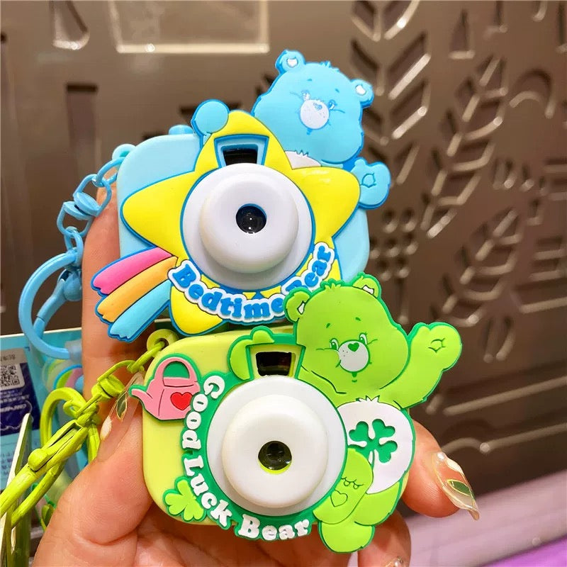 Cute Care Bears Projection Camera Keychain