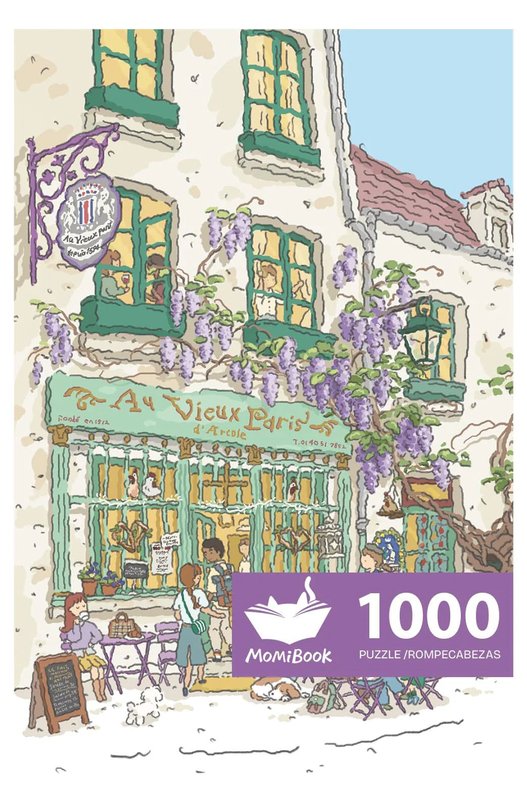 Momibook Holiday Morning 1000 Piece Jigsaw Puzzle