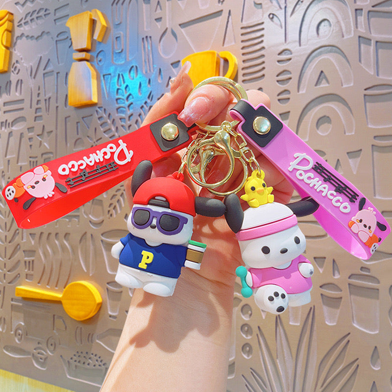 Pochacco Sports Edition Keychain