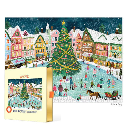 Town Square 1000 Piece Christmas Puzzle WerkShoppe