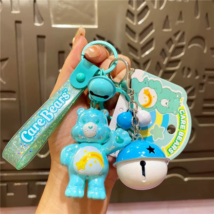 Cute Care Bears Plated Keychain