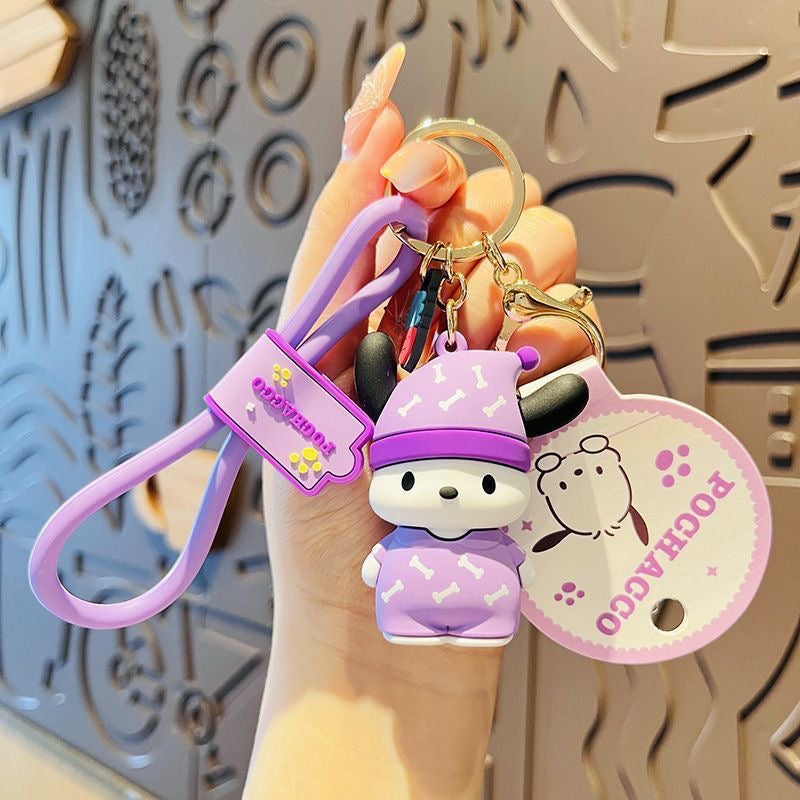 Cute Puppy Character Keychain