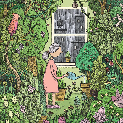 Winter Garden 500 Piece Jigsaw Puzzle