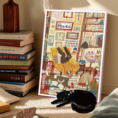 Stay-at-Home Diary 500 Piece Jigsaw Puzzle Gubu