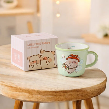 Cute Cartoon Pig Ceramic Mug