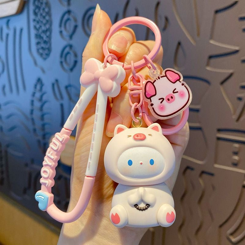 Soft Fufu Kawaii Character Keychain