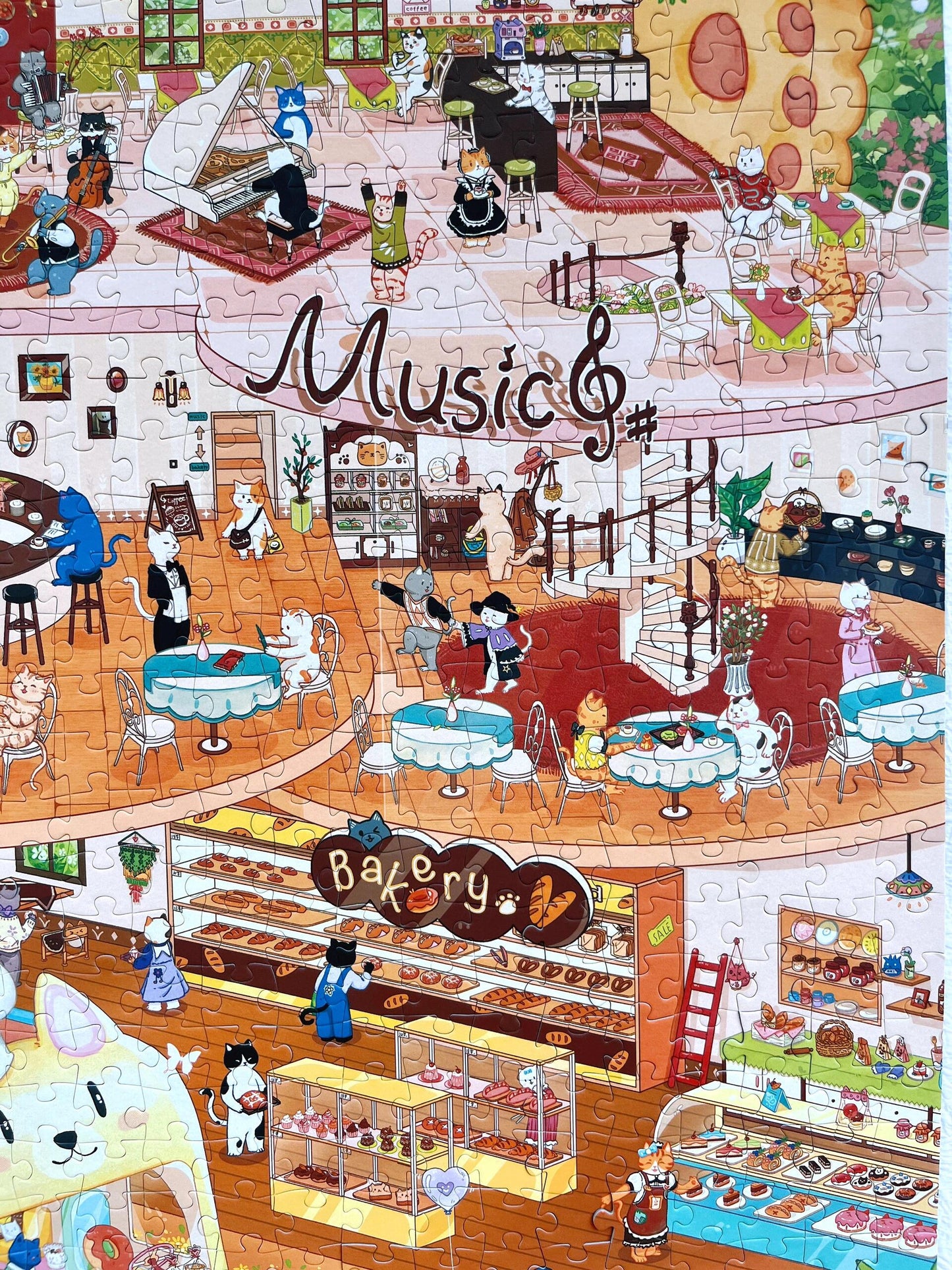Meow Cafe 1000 Piece Puzzle