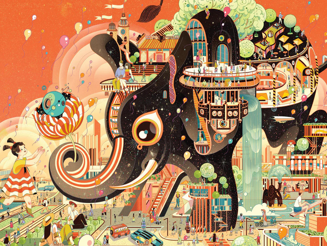 The Great Elephant 1000 Piece Jigsaw Puzzle