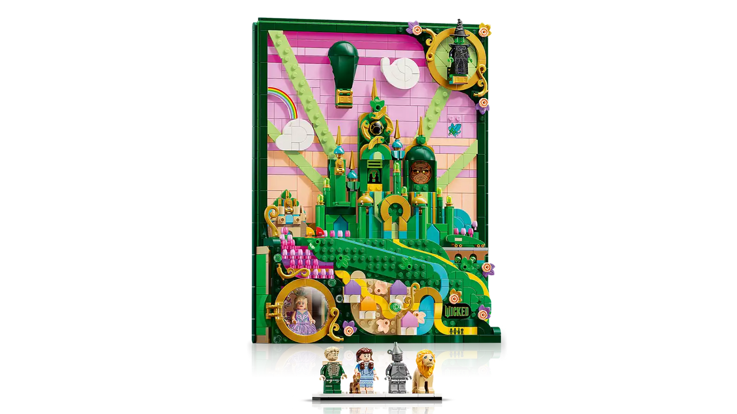 LEGO Wicked Emerald City Wall Art 75685