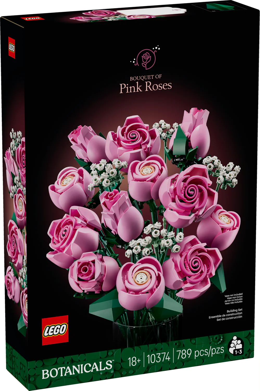 LEGO Botanicals Bouquet of Pink Roses 10374