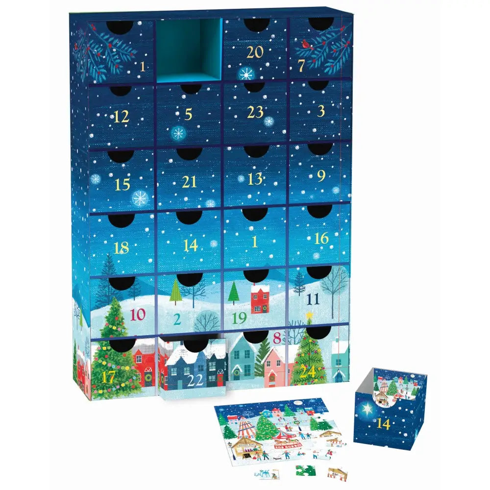 Christmas Village Advent Calendar V Boutique Studio