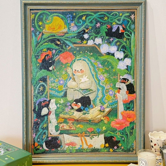 Pin Pin Bedtime Story Glow in the Dark 521 Piece Jigsaw Puzzle Pin Pin