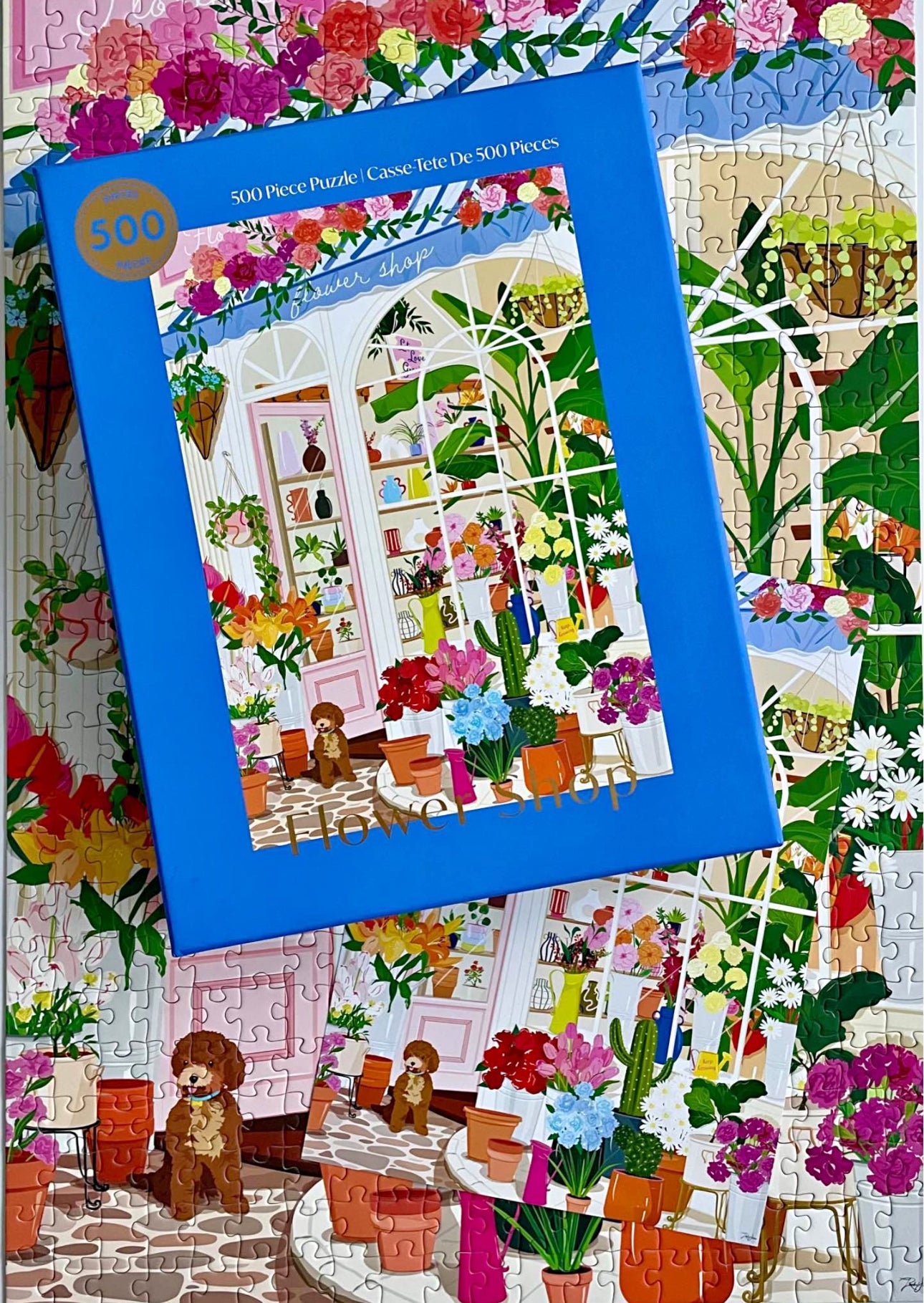 Flower Shop 500 Piece Puzzle