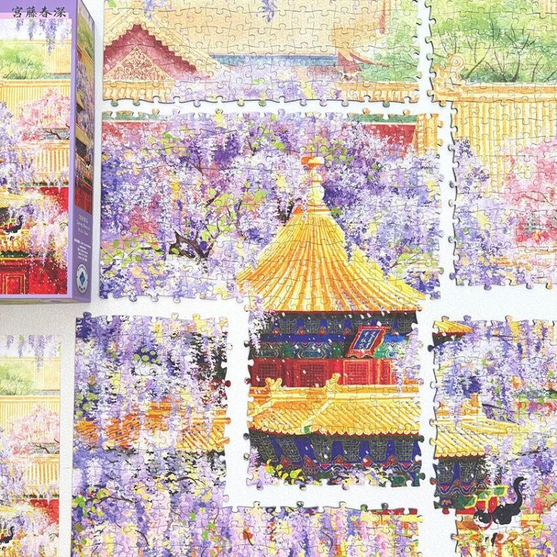 Spring Deep in Koto Vine 1000 Piece Jigsaw Puzzle Tutu Dingdang