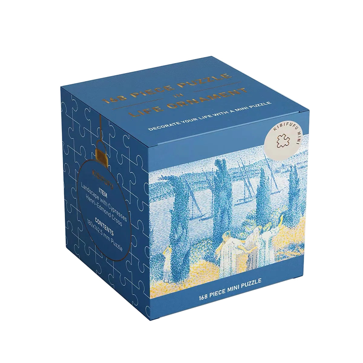 Kibifufu 12-Pack 168 Piece Mini Jigsaw Puzzle Collection 03 | Art Series Gift Set Kibifufu
