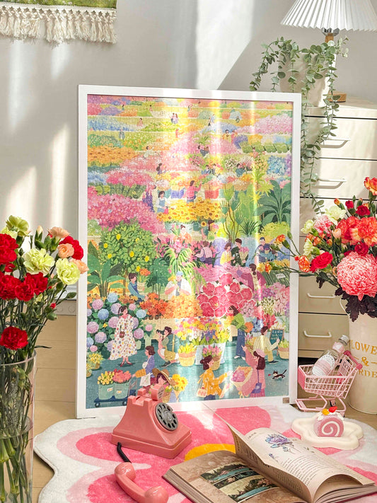 TOi World Kunming Dounan Flower Market 1000-Piece Jigsaw Puzzle TOI