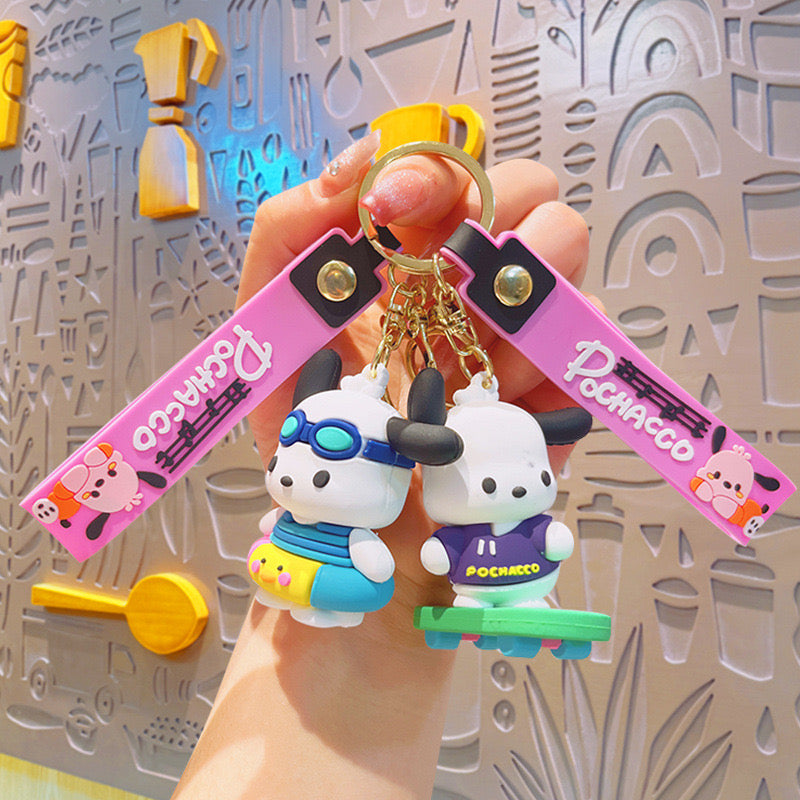 Pochacco Sports Edition Keychain