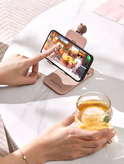 Foldable Line Friends Brown & Cony Phone Holder