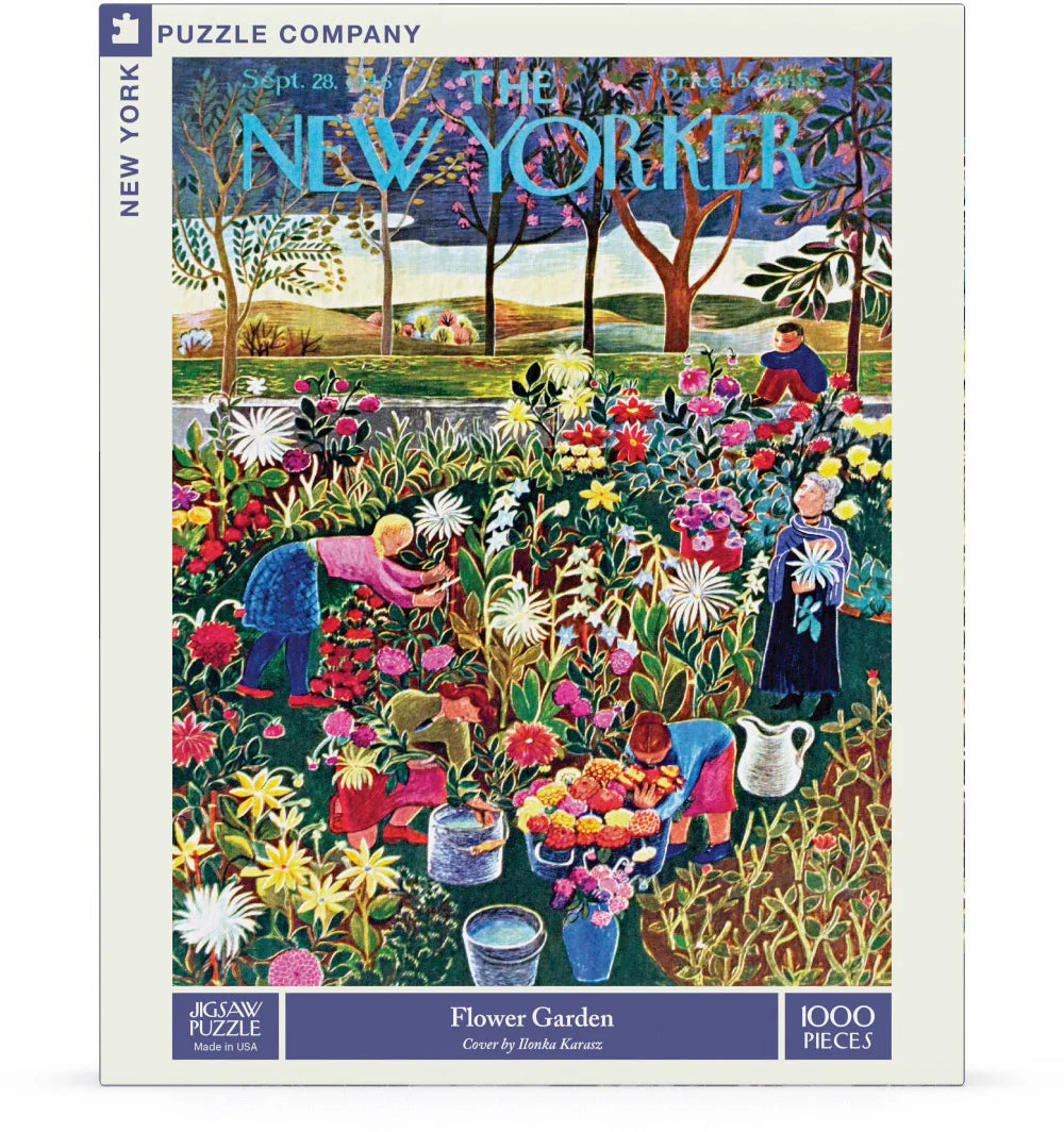 Flower Garden 1000 Piece Jigsaw Puzzle