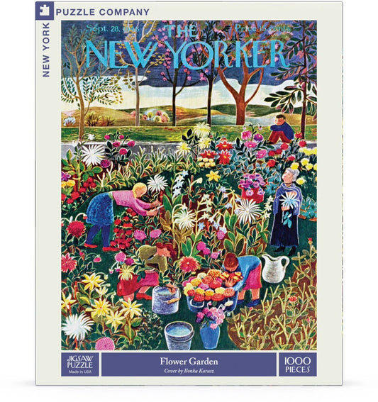 Flower Garden 1000 Piece Jigsaw Puzzle