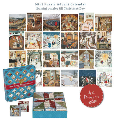 Loré Pemberton Advent Calendar
Set of 24 Mini Puzzles